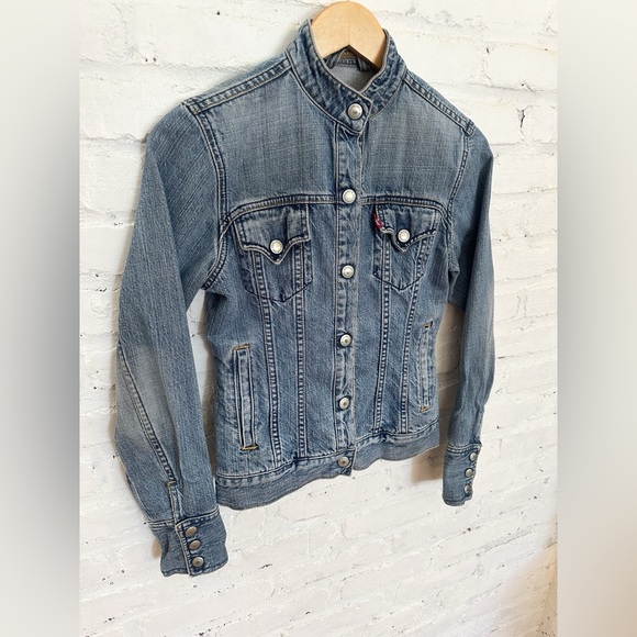 Vintage Levi’s Strauss Denim Jacket 327F Made in USA April 2001 Size Small - Picture 1 of 7